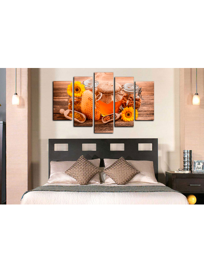 Модульная картина "Домашний мед"