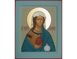 Мария Магдалина, Святая равноапостольная, мироносица. Рукописная икона.