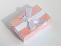 Футляр картонный с лентой на крышке 81*51*26 мм №10683