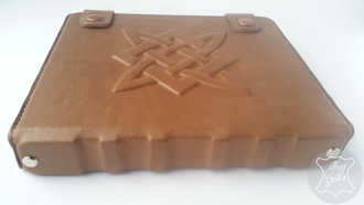 кожаный органайзер, славянский символ, сварог, оберег, подарок руководителю, блокнот купить, блокнот