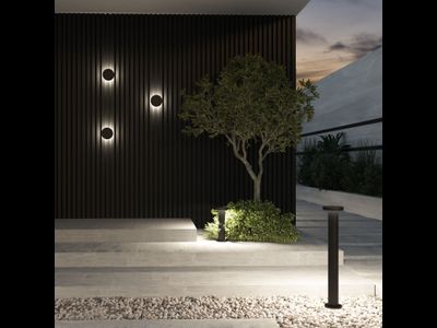 Ландшафтный светодиодный уличный светильник DRAMEN DK9708-BK