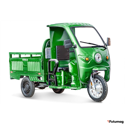Грузовой электротрицикл Rutrike Гермес Pro 1500 72V2200W зеленый