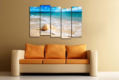 Модульная картина "Теплые волны"