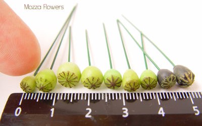 "Супер-мини маковки 4-7 мм" Силиконовый молд