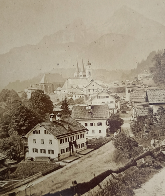 "Berchtesgaden" фотография на картоне 1880-е годы