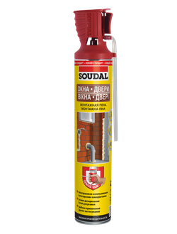 Монтажная пена окна двери GENIUS GUN 750 мл.