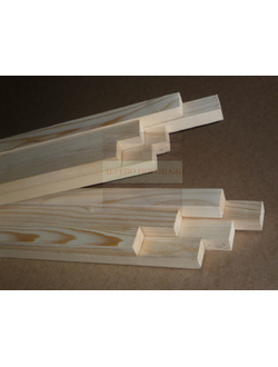 Рейка строганная сухая 20х40х3000 мм хвойная (ель, сосна)