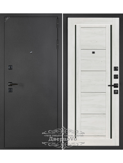 ТАНДОР. ГРЕЯ 105 мм. ТРЕХКОНТУРНАЯ. БУКЛЕ ГРАФИТ/ ГРАФ БЕЛЫЙ-ЧЕРНОЕ СТЕКЛО