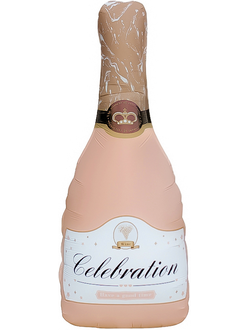 Шар 39"/99 см "Шампанское" Розовый сатин