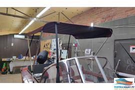 Бимини топ Прогресс 2 м бордовый акрил