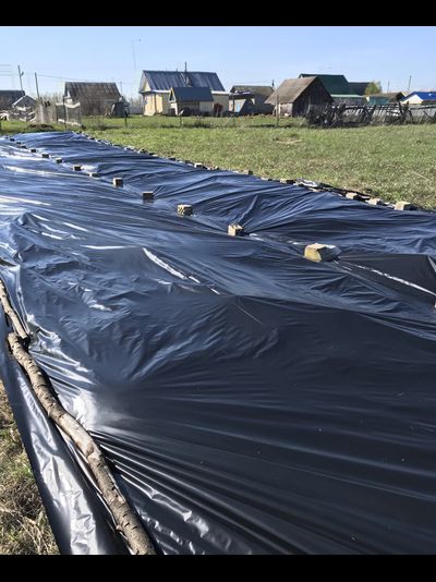 Черная пленка полиэтиленовая 3 х 100 м 200 мкм, 31 кг МТ-ПАК ТОРГ