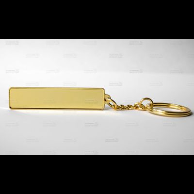 ЗАГОТОВКА С БОРТИКАМИ «СТАНДАРТНОЕ КРЕПЛЕНИЕ» ГОС. НОМЕР АВТО — ЗОЛОТО. 50,9*10,6 мм.