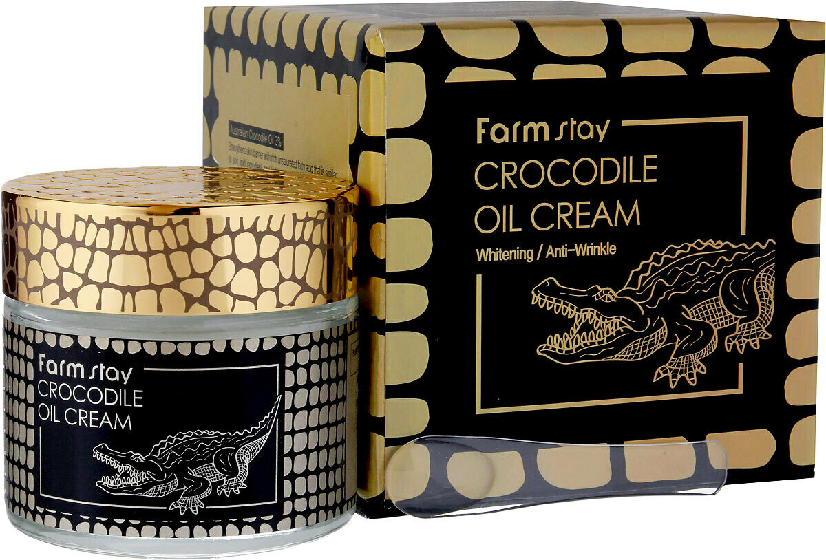 питательный крем с жиром крокодила farmstay crocodile oil cream. жир крокодила. Farmstay - крем для лица питательный с жиром крокодила crocodile oil cream, 70 ml. Farmstay крем для лица с крокодиловым жиром. крем для лица crocodile oil cream 70g (farmstay).