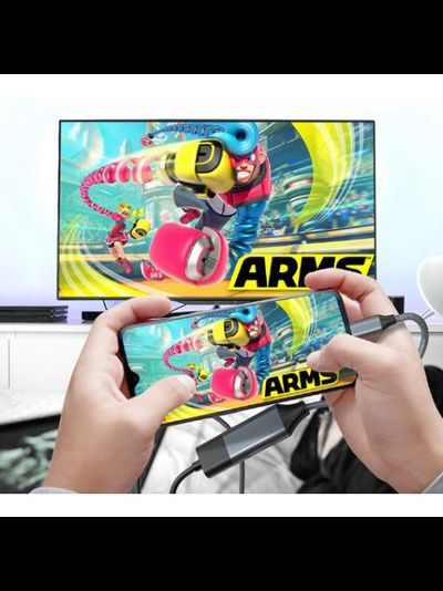 Адаптер/переходник KS-772 4K USB Type C (M) в HDMI (F)