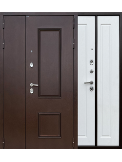 Входная Дверь КЛАССИКА МЕДЬ двухстворчатая