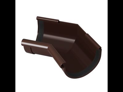 GIZA УГОЛ ЖЕЛОБА ВНУТРЕННИЙ 135°, ЦВЕТ КОРИЧНЕВЫЙ