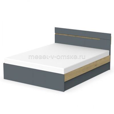 ЭВ035 Кровать Стелла-ЭВ (1600). Размер: 1640х900х2030. Спальная зона: 1600х2000.