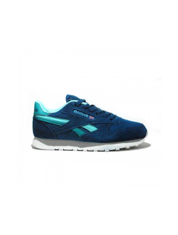 Женские кроссовки REEBOK CLASSIC замшевые голубые