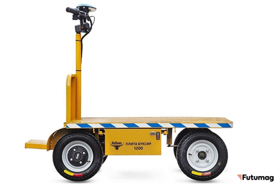 Платформенная тележка электрическая RuTrike ПЛИТА БУКСИР 1200