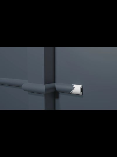 Молдинг Decor Dizain DD640, дюрополимерный, влагостойкий, под покраску, длина 3 м