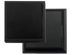 Rikett розетки и выключатели цвета черный матовый