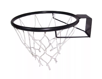 Баскетбольное кольцо МТ № 5, d 380 мм, с упором и сеткой ЛЮКС