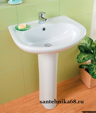 Раковина с пьедесталом Santek Сантек Анимо 60