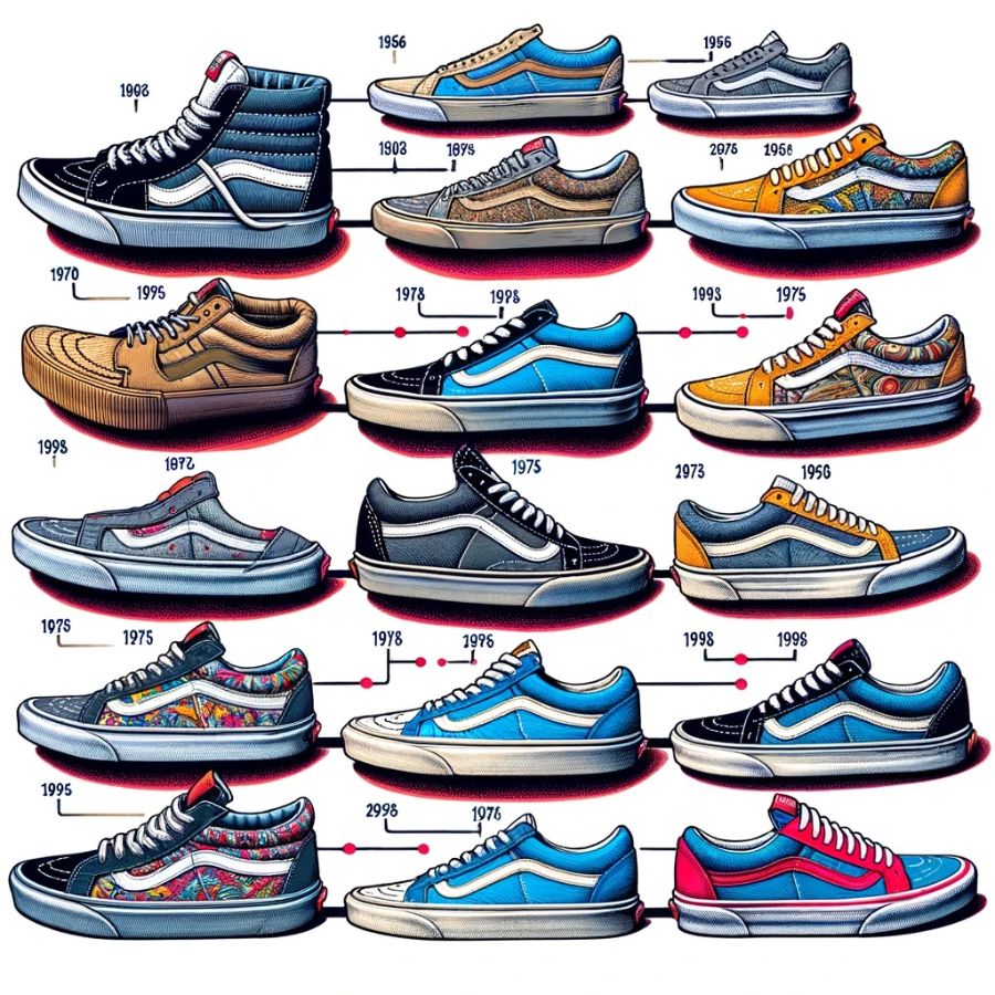 Как менялись кеды Vans