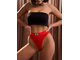 Стринги в стиле Виктория Сикрет цвет красный 44