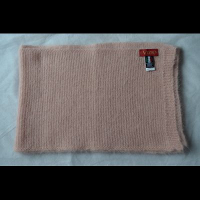 Вязаный шарф из альпака Италия Vizio 6490 Quebec персиковый фото