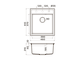 МОЙКА OMOIKIRI  DAISEN 46 BE (4993608) ВАНИЛЬ