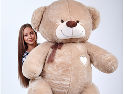 Большой плюшевый медведь 200 см кремовый Феликс