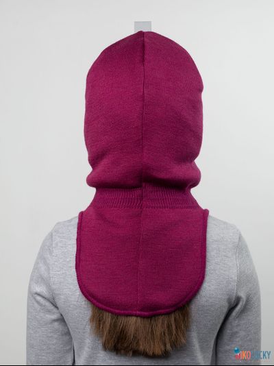 Шапка-шлем "NK"   20101-01, цвет рубиновый р. 52-54
