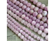 Кунцит шары 6,1-6,5/8-8,3 мм, цена за нить 19 см