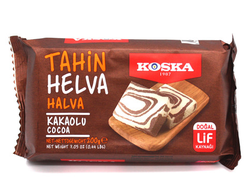 Koska Кунжутная халва с какао, 200 гр