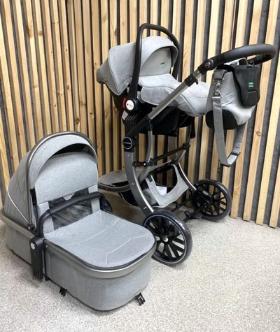 Детская коляска 3 в 1 Luxmom 601A Серый