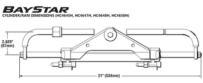Гидравлическая рулевая система «BayStar Compact» (150 л.с.), шланги 9,6 м.