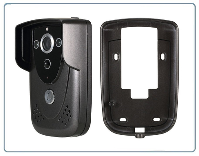 WiFi/LAN/СИМ вызывная панель видеодомофона, интерком связь с активным подавлением шума, открытие замка через мобильное приложение, HD. до - 10 град.С.