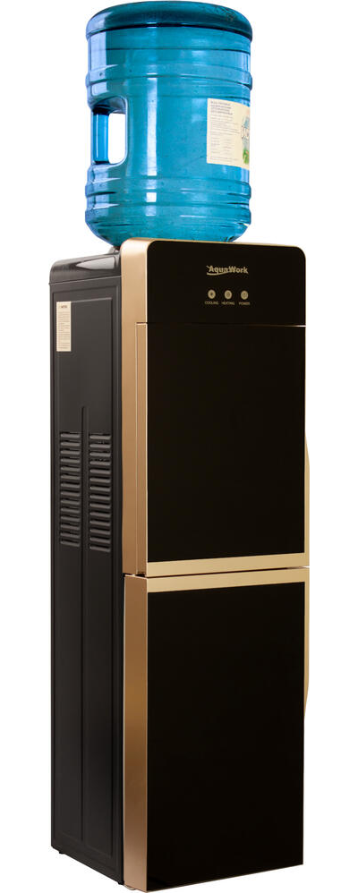 Aqua Work DR85-W золото-черный со шкафчиком, с нагревом и электронным охлаждением