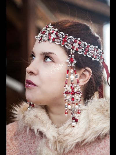 Очелье хрустальное "Берегиня"