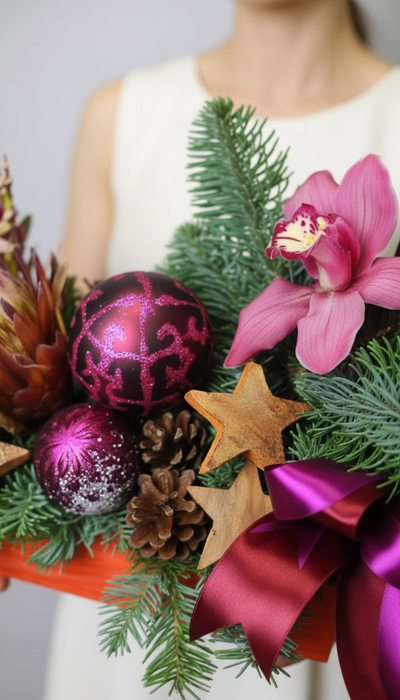 Новогодняя композиция № 1121