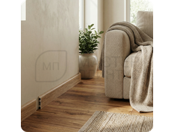 Плинтус с кабель-каналом Comfort Classic 80 80х16х2200 мм. Дуб латте 270