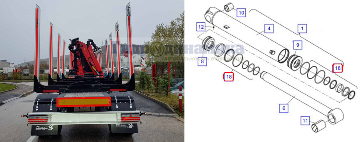 Гидроманипулятор производства Epsilon/Palfinger серии Q130ZD / Q130ZTI / Q130ZTR / Q150Z / Q150ZTI /