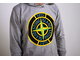 Толстовка / Худи Stone Island BG Logo Серый Repl