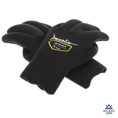 Перчатки неопреновые 5мм Marlin ULTRASTRETCH black р.L