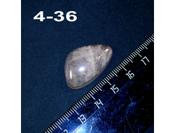 Розовый кварц натуральный (кабошон) №4-36: 28*17*6мм