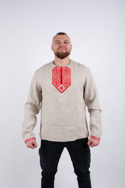 Рубаха "Сердечная" с вышивкой