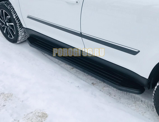 Пороги на Chery Tiggo T11, FL (2005-2011-…) Black