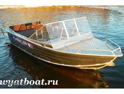 Лодка Wyatboat-430 Pro  + Лодочный мотор HDX T40 JFWS