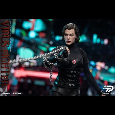 Элис (Мила Йовович, "Обитель Зла 5: Возмездие") - Коллекционная ФИГУРКА 1/6 virus fighter (PT-0012) - Premier Toys